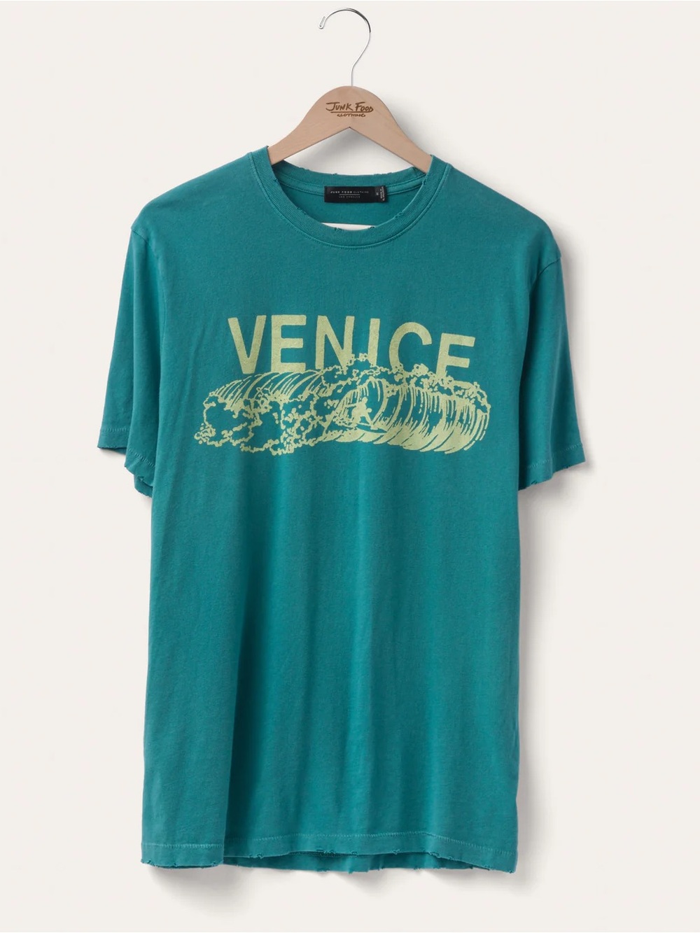 Junk Food clothing Venice Vintage Tee Brittany Blue XS Unisex New with tags NWT